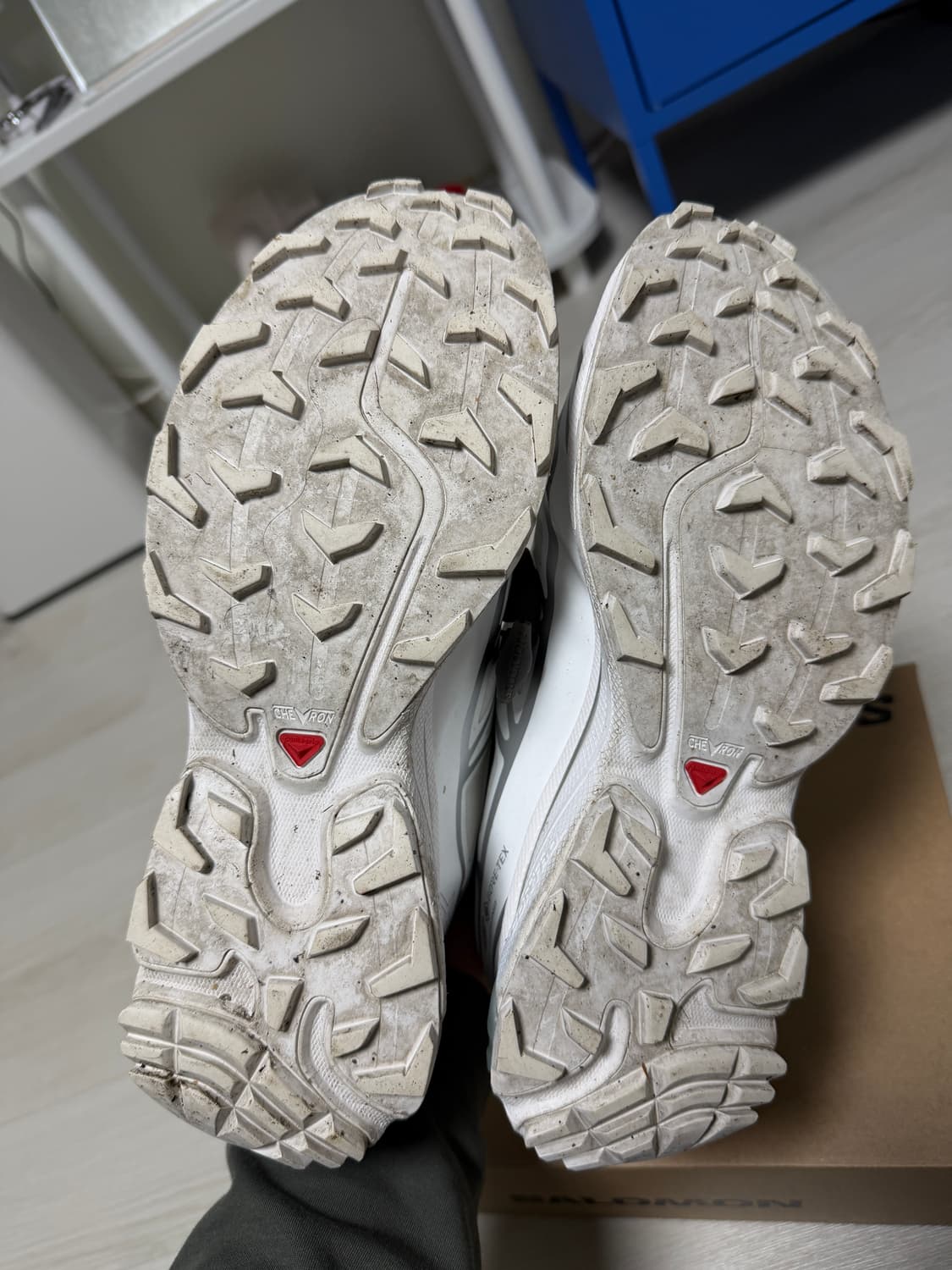 살로몬 xt-6 고어텍스 화이트/실버 상품이미지6