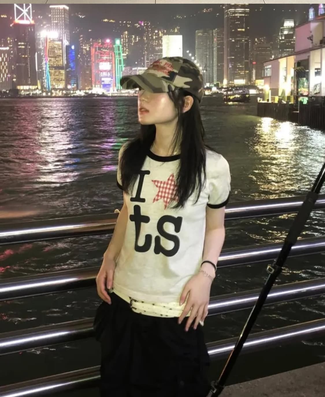 탄산마그네슘 링거 티셔츠 아이보리 (우먼 상품이미지2
