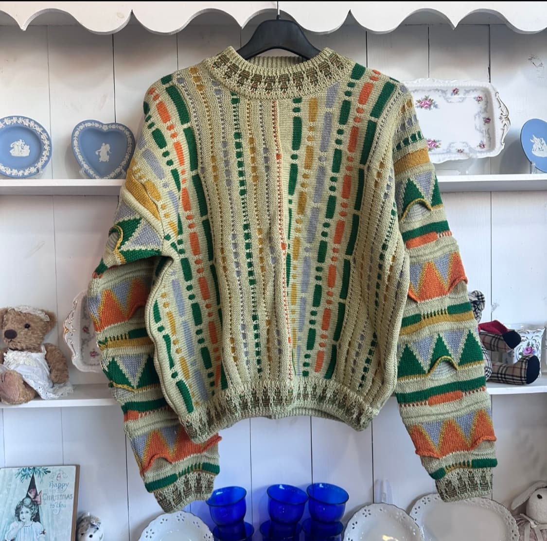 빈티지 패턴 니트 스웨터 상품이미지2
