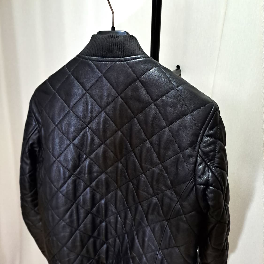 (택포) 양가죽 퀼팅 마원 자켓 95 B659 상품이미지6