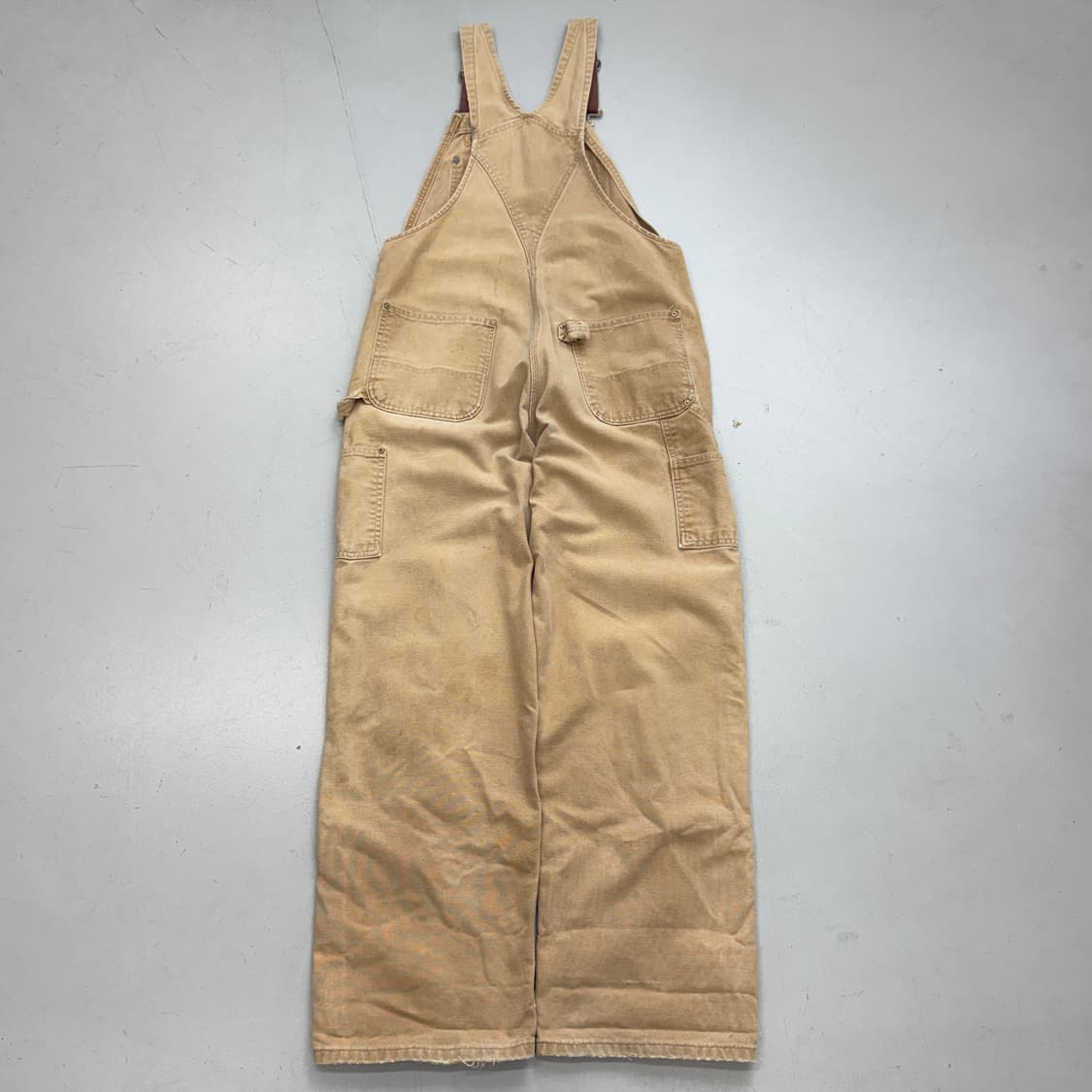 칼하트 OG 덕캔버스 와이드 워크 멜빵 오버롤  상품이미지3