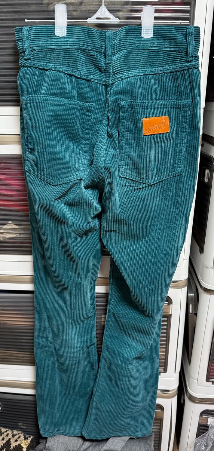 헤리티지플로스 코듀로이 팬츠 그린 상품이미지5