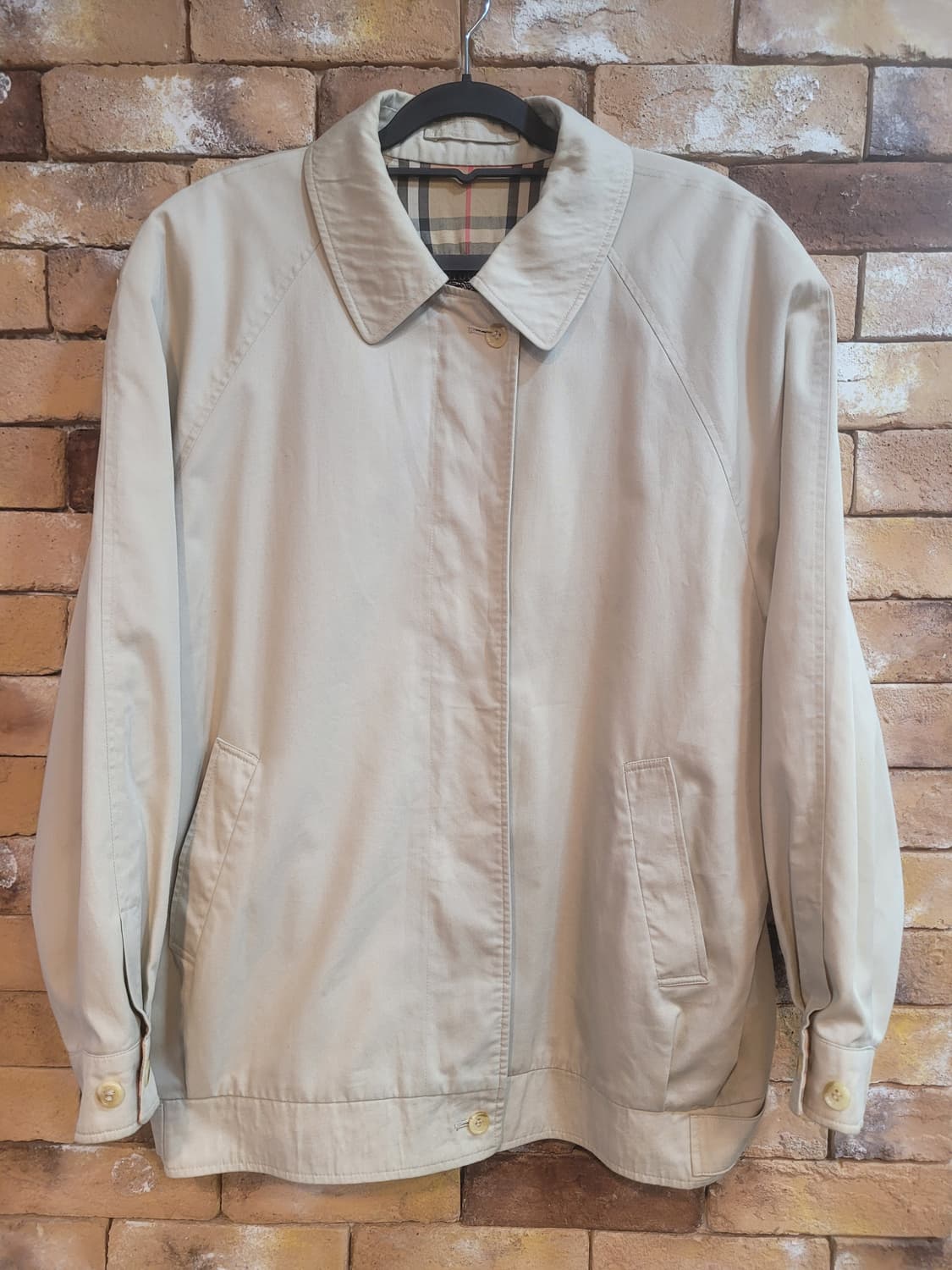 버버리 노바체크 블루종 자켓 105 상품이미지1