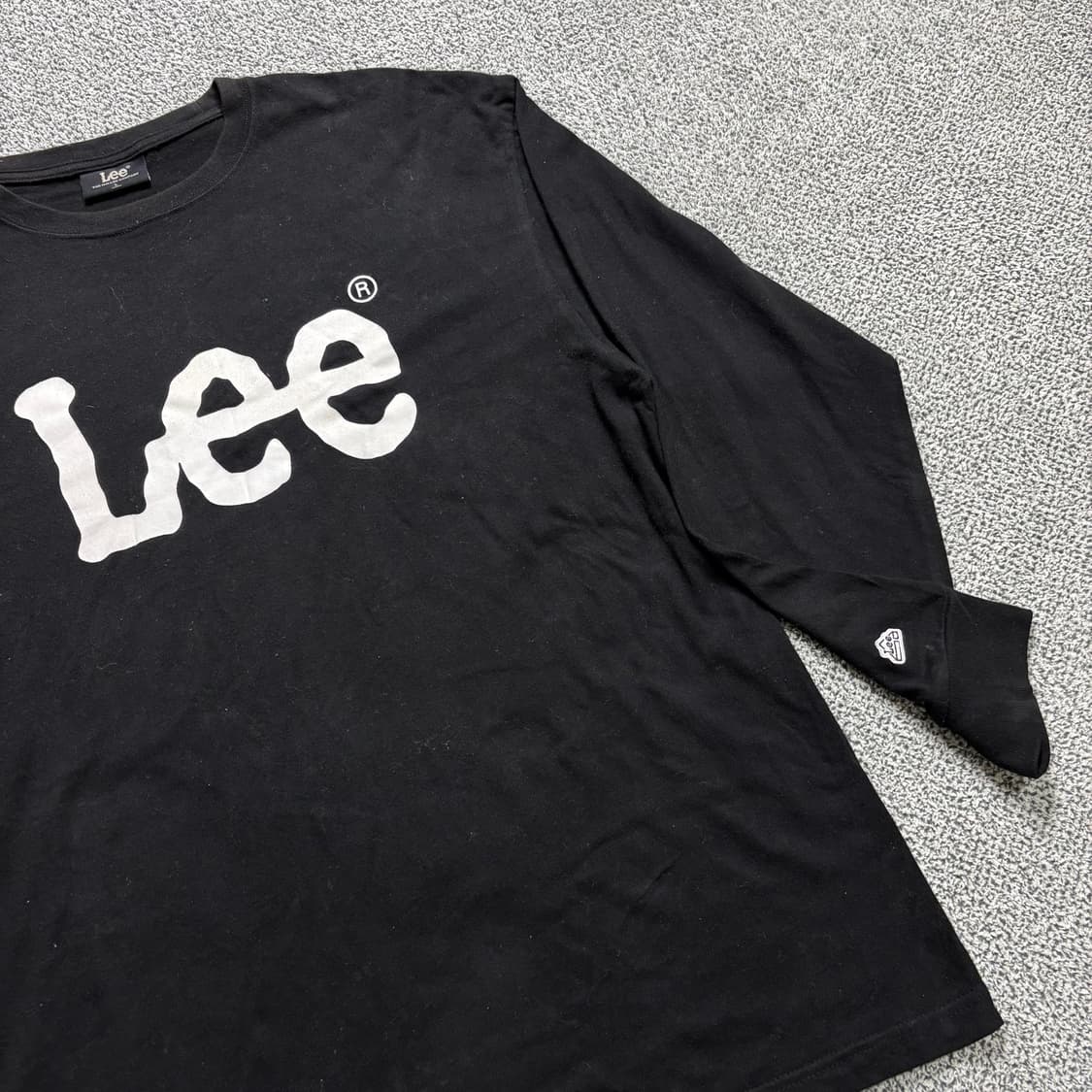 Lee 빅로고 블랙 롱슬리브 상품이미지2