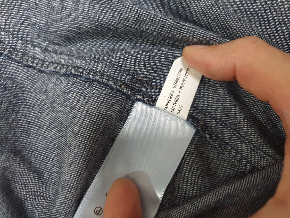 [XL] RRL 데님 웨스턴셔츠 택사이즈XXL 수선제품 상품이미지7