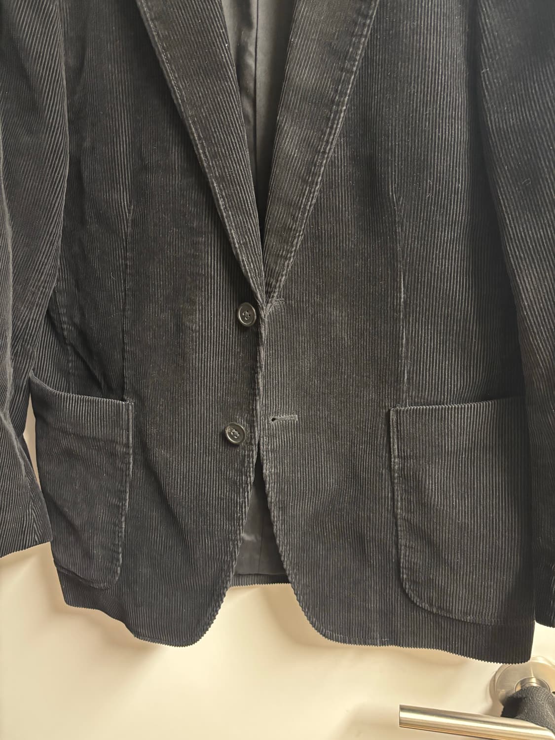 [S] 유니클로 U 코듀로이 자켓 블랙 상품이미지4