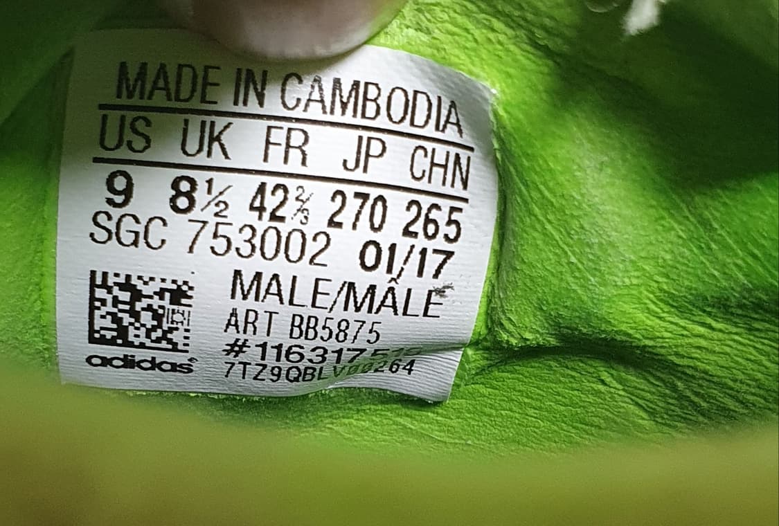 270mm 아디다스 X 16.3 TF 그린 풋살화  상품이미지9