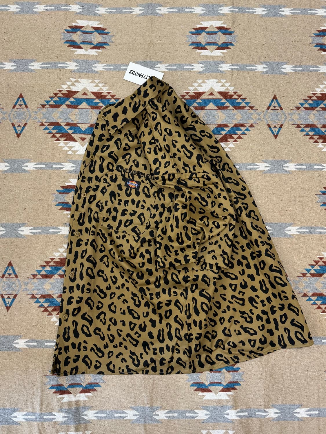 [M-XL] 와코마리아 x 디키즈 워크 셔츠 레오파드 (Type-2) 상품이미지8