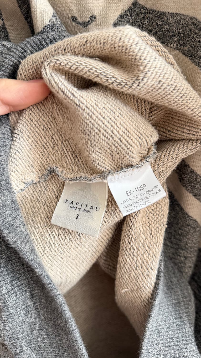 캐피탈 본 스웻 셔츠 3 size 상품이미지6