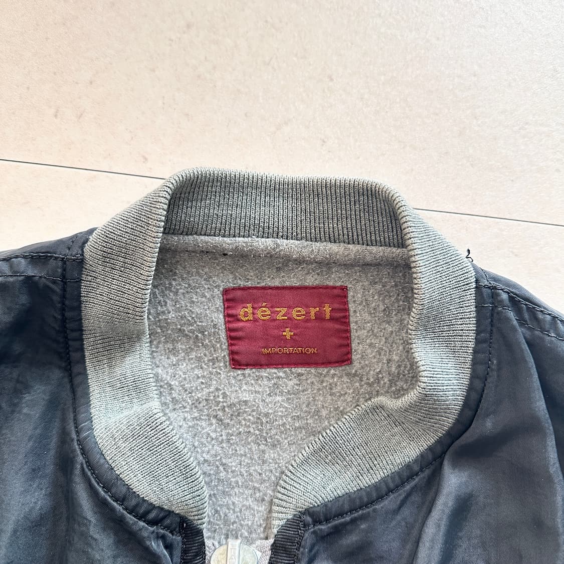 80s 데자토 Dezert+ 레드라벨 나일론 블루종 MA-1 자켓 상품이미지2