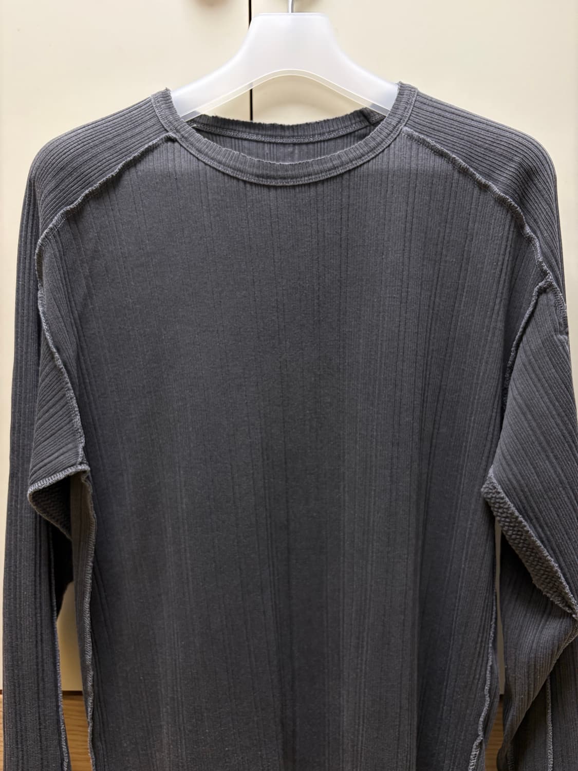 Ignota core8 washed ls tee charcoal 상품이미지2