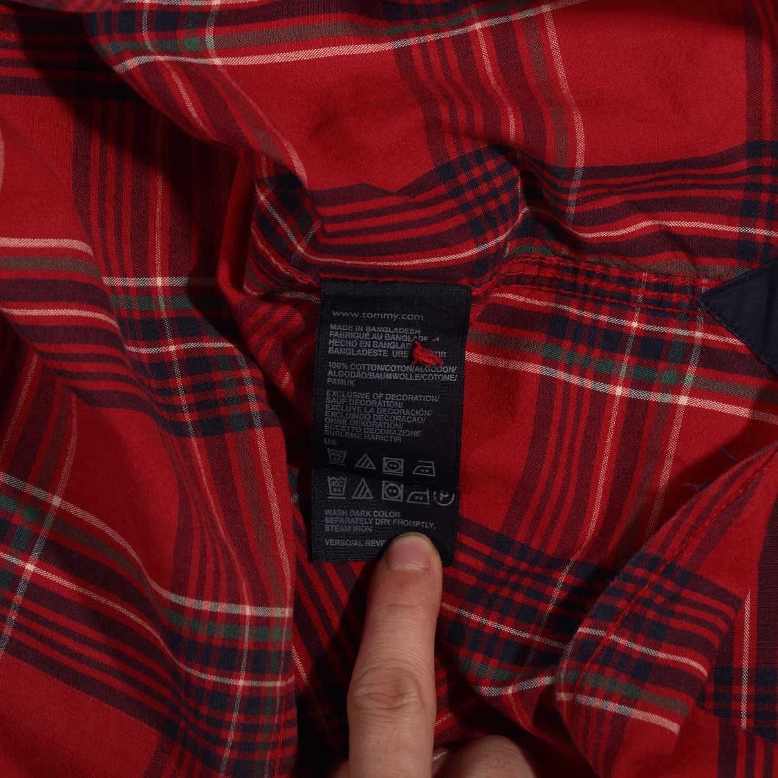 타미힐피거 체크셔츠 B605 상품이미지3