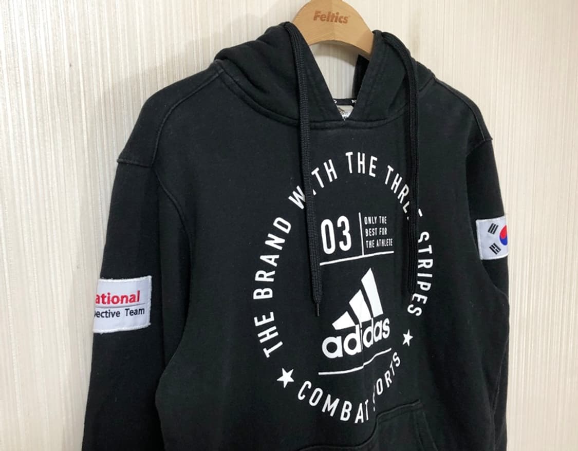 아디다스국대 컴뱃스포츠 국대KOREA 국대후드티셔츠 M(95) 상품이미지5