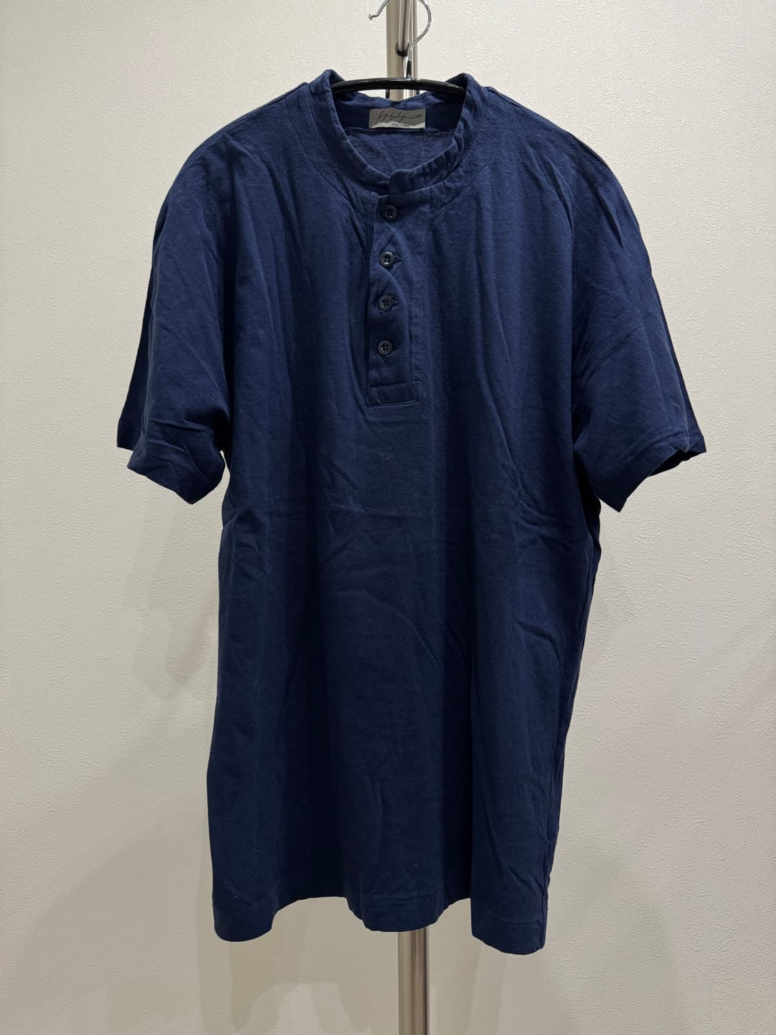 요지야마모토 뿌르옴므 헨리넥 티셔츠 상품이미지2