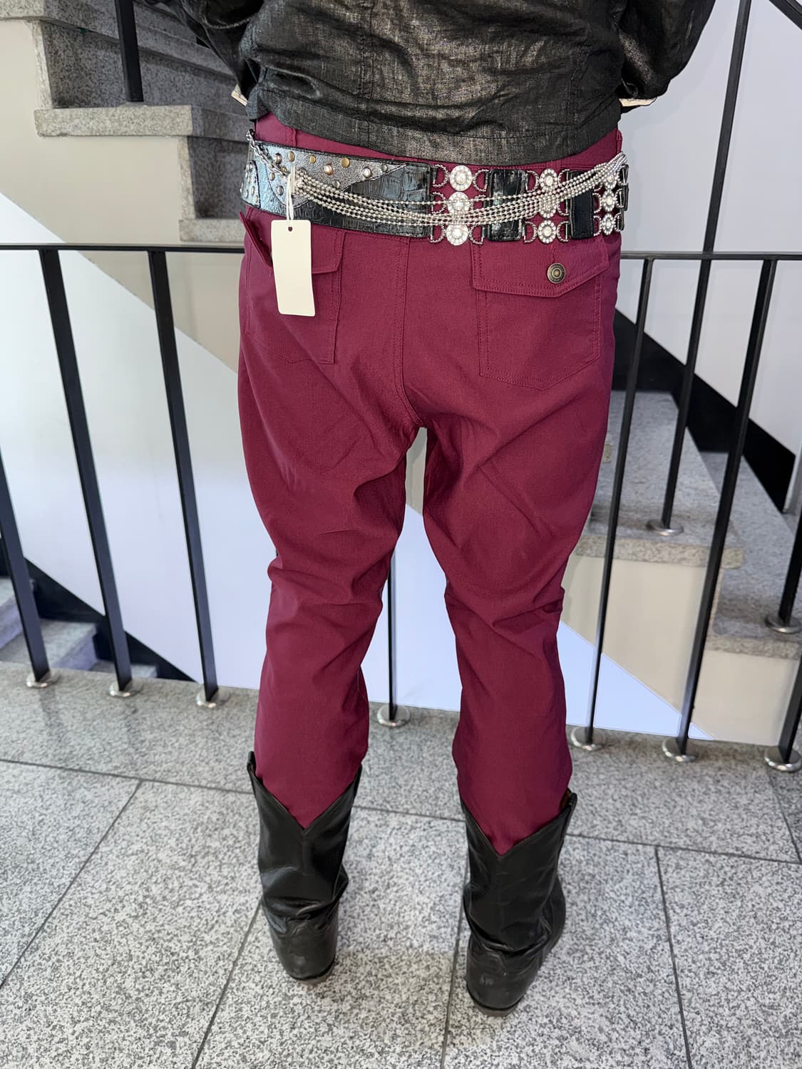 burgundy pants 상품이미지3