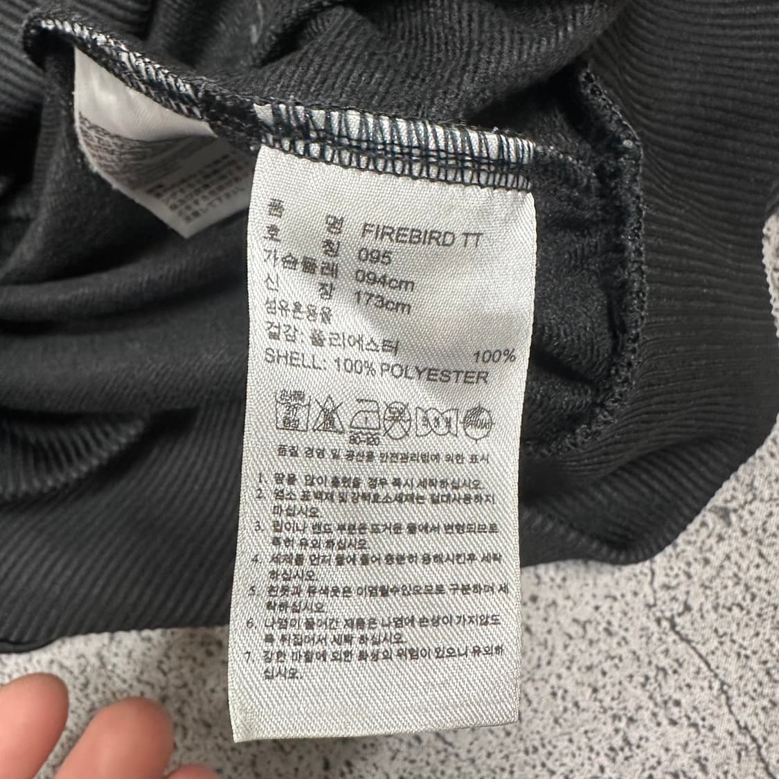 ✨ (바배) 아디다스 파이어버드 빅로고 블랙 트랙탑 져지  상품이미지4