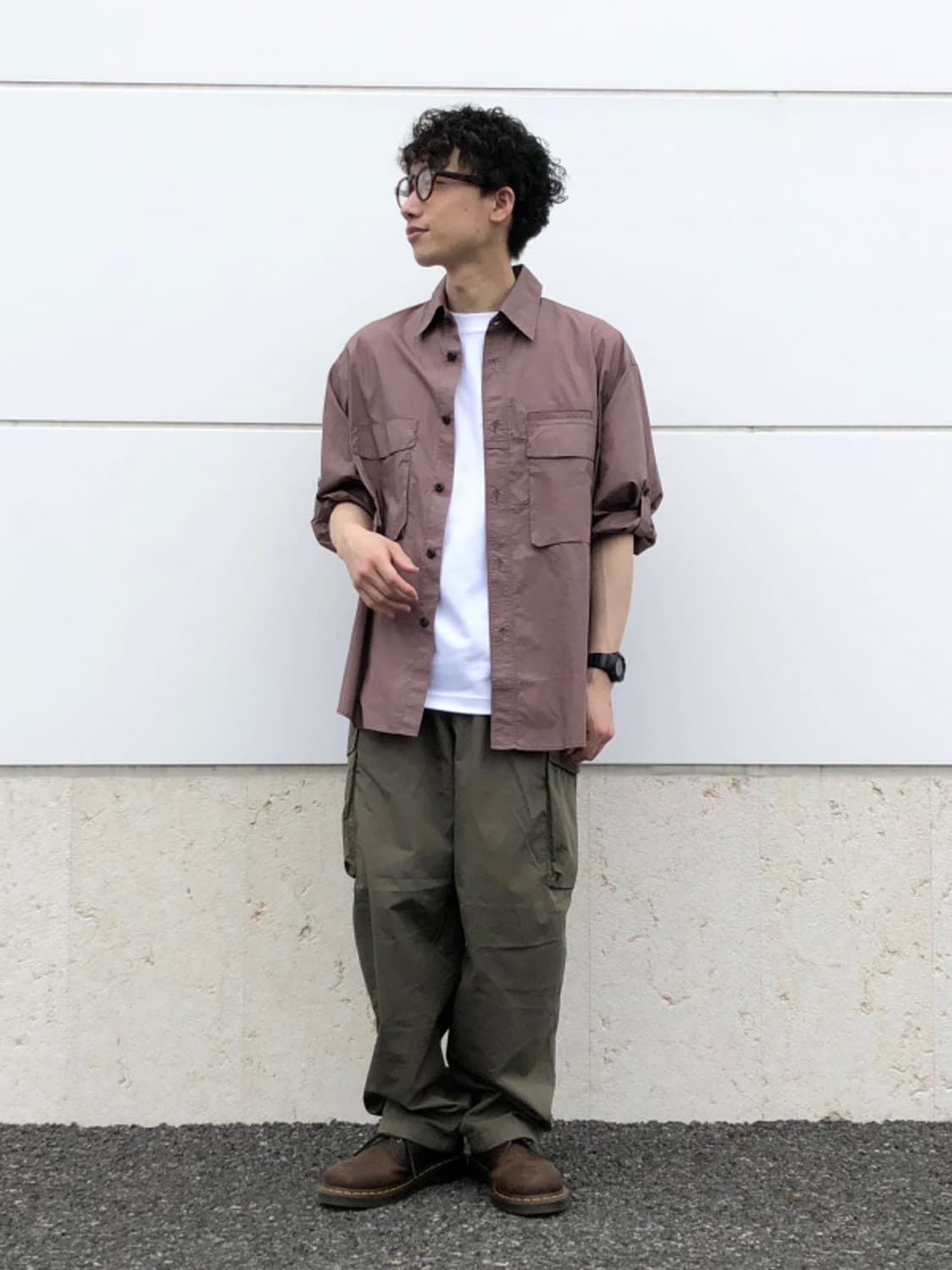 유니클로U 유틸리티 오버사이즈 셔츠 상품이미지2