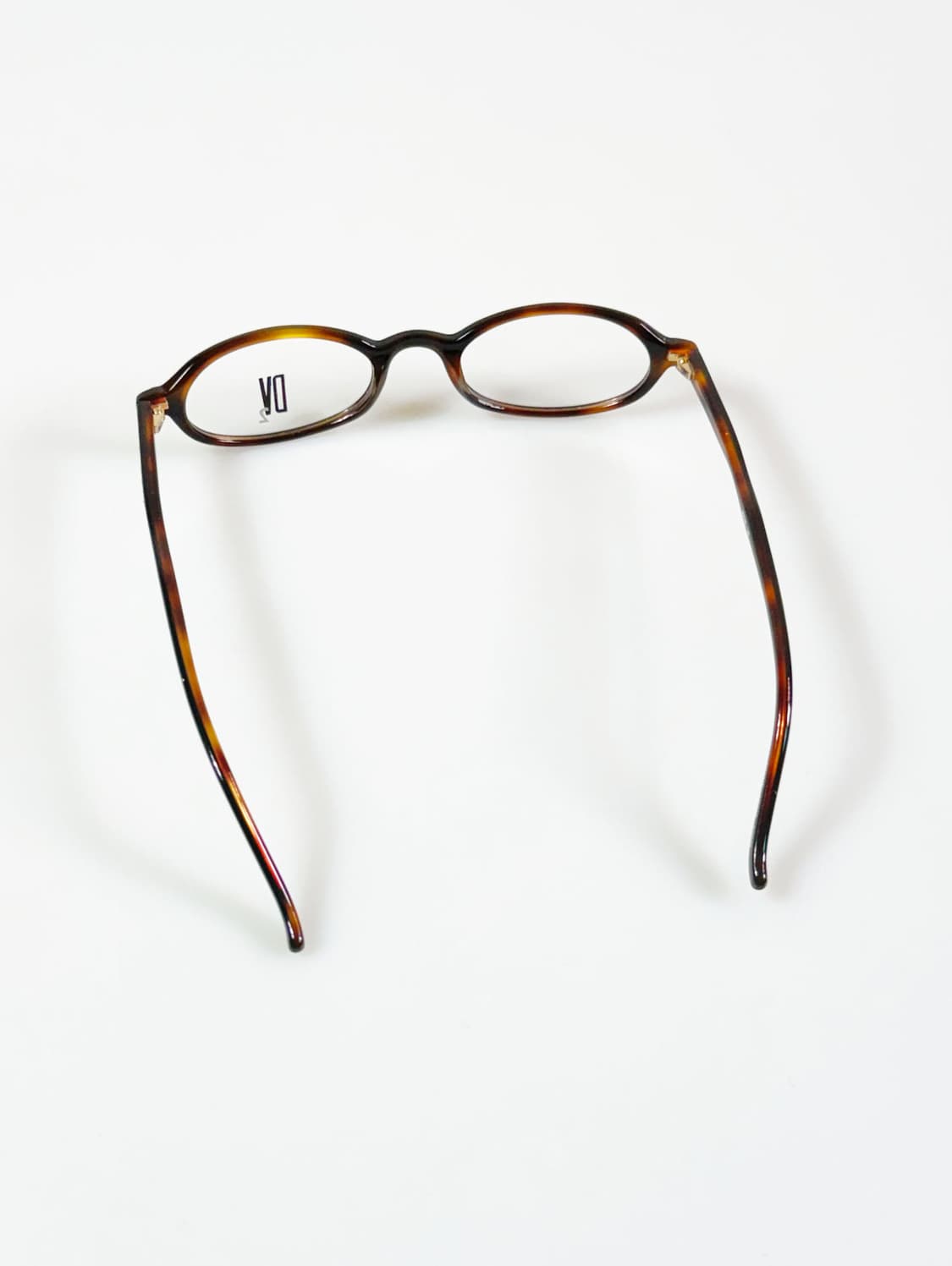 90s DEJAVU 블랙 & 톨토이즈 오벌 뿔테 빈티지 안경 상품이미지6