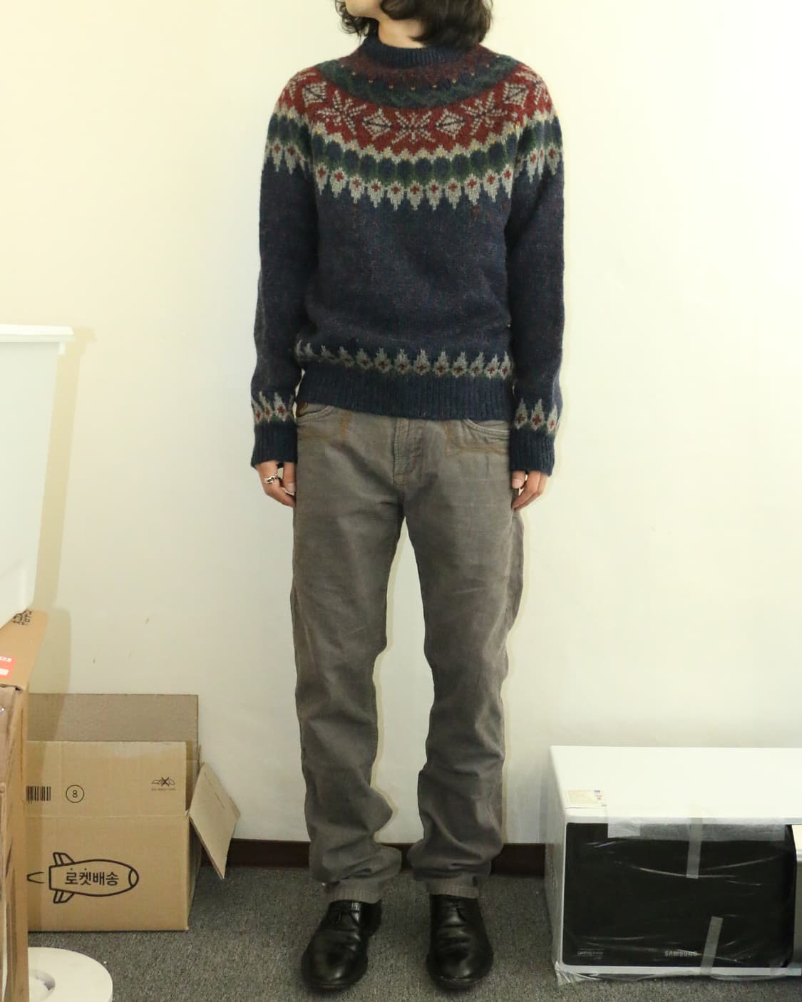 울리치 빈티지 노르딕 스웨터 상품이미지2