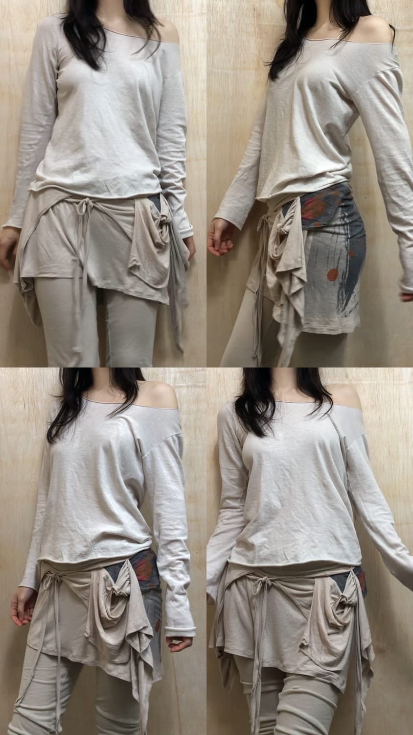 [직수입] 빈티지 티셔츠 스커트 상품이미지2