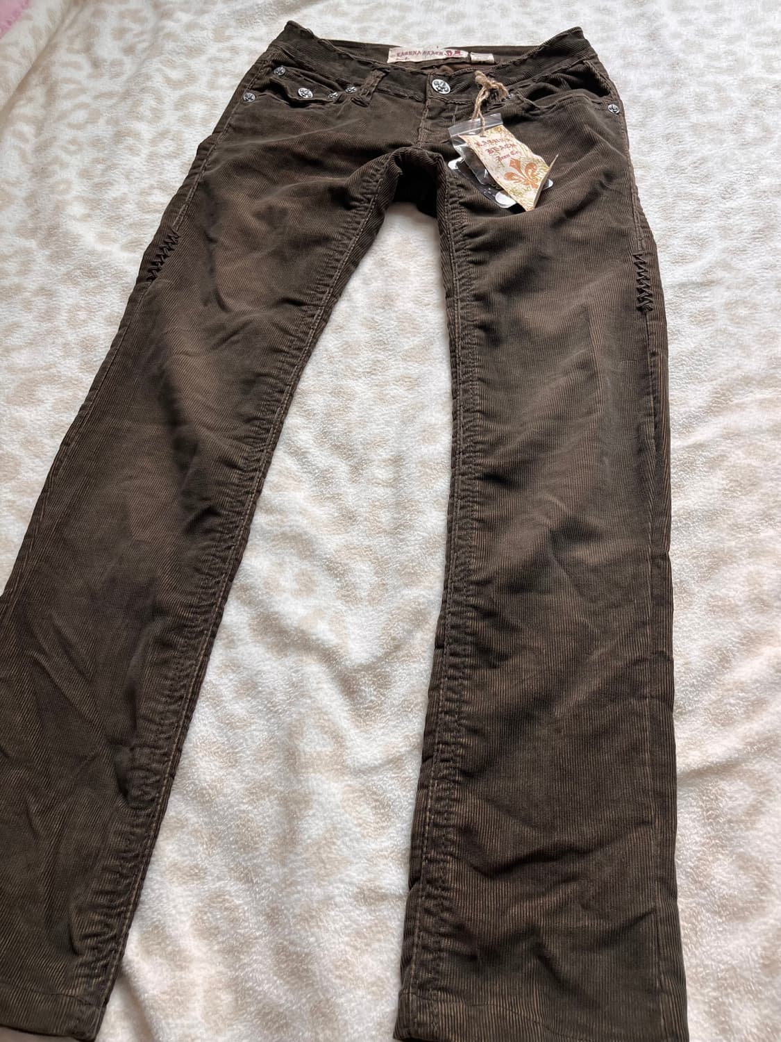 Laguna Beach Jean Deadstock Brown Co 상품이미지4