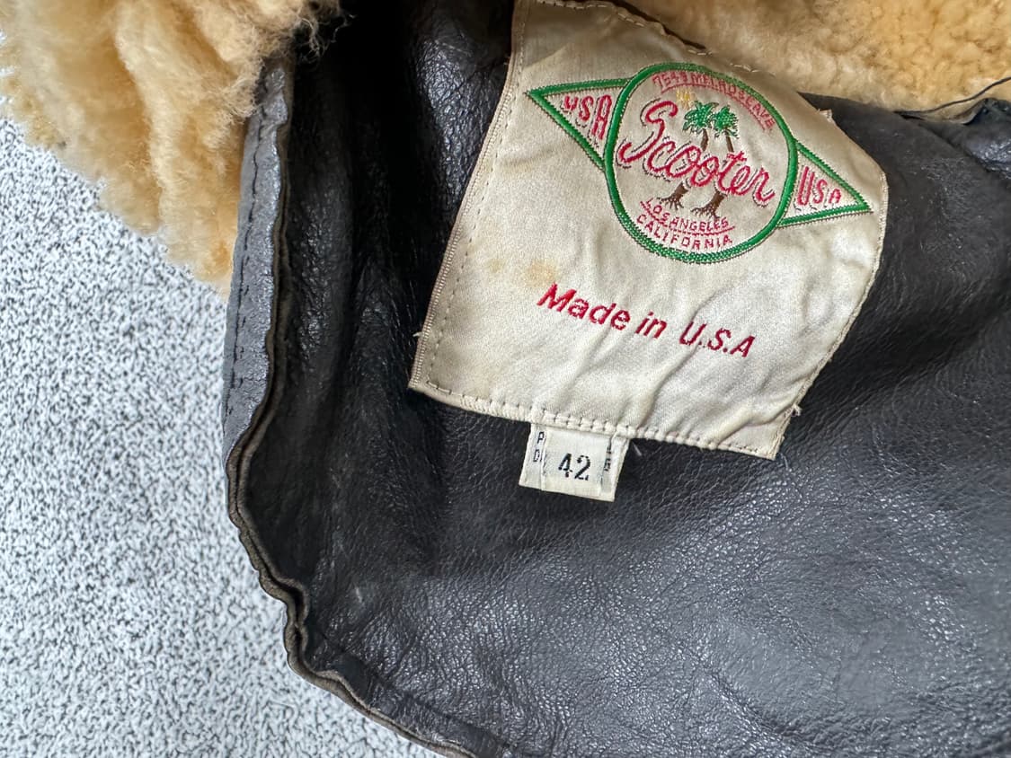 Scooter USA 80s B-3 무스탕 상품이미지6