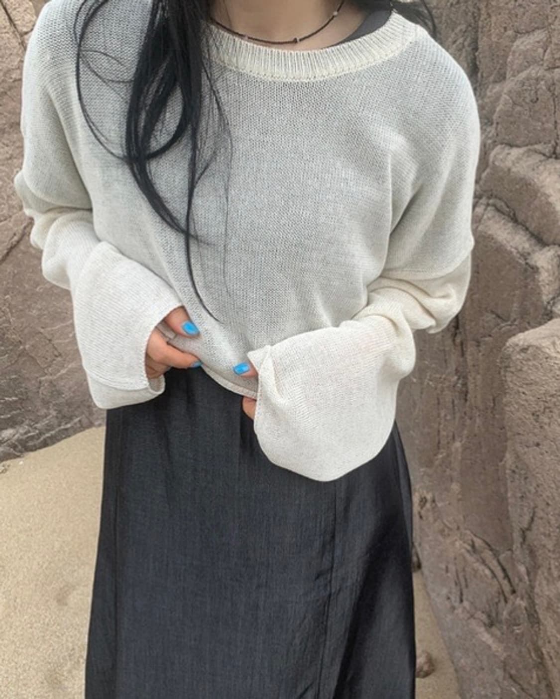 간절기 니트 상품이미지2