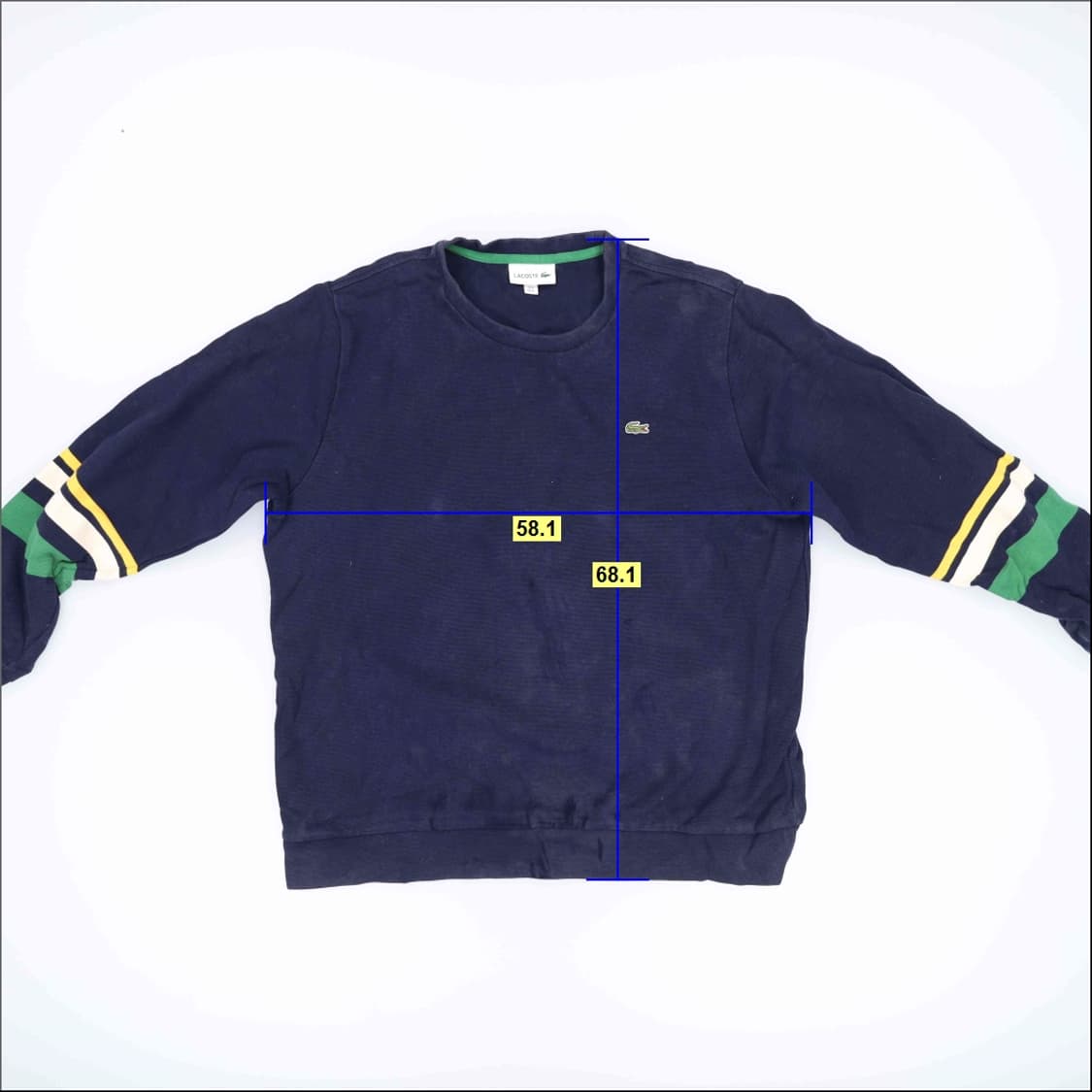 [US XL] 라코스테 포인트 맨투맨 0108H2 상품이미지8