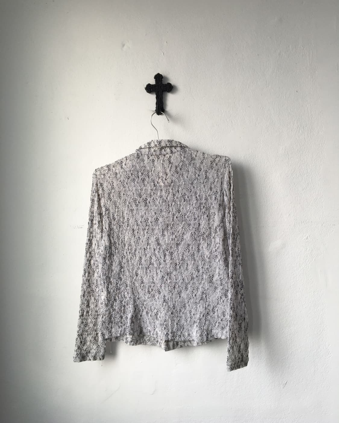 Lace mesh shirt 상품이미지3