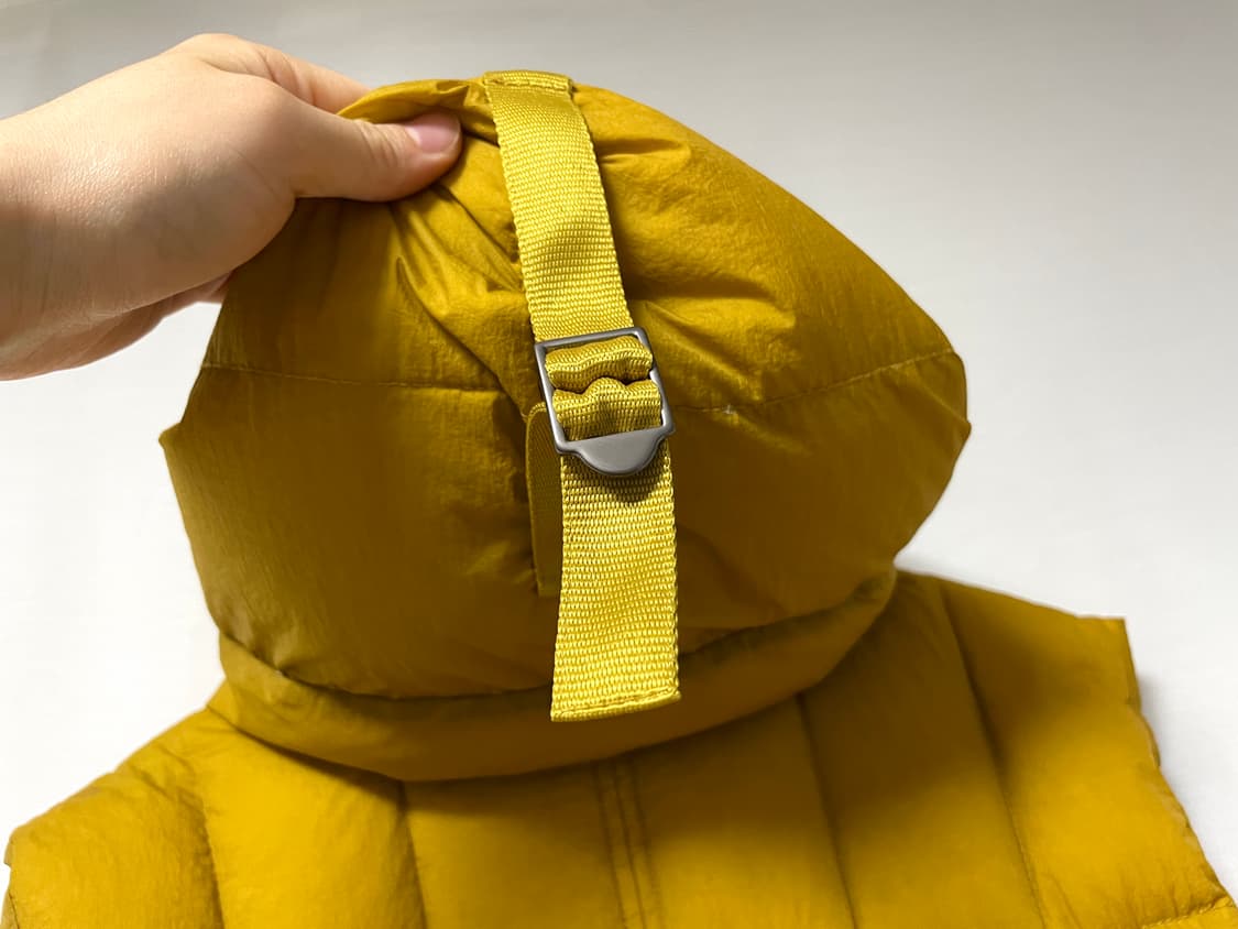 씨피컴퍼니 CPCOMPANY 고글후드 나일론 덕다운 패딩 베스트 조끼 상품이미지8