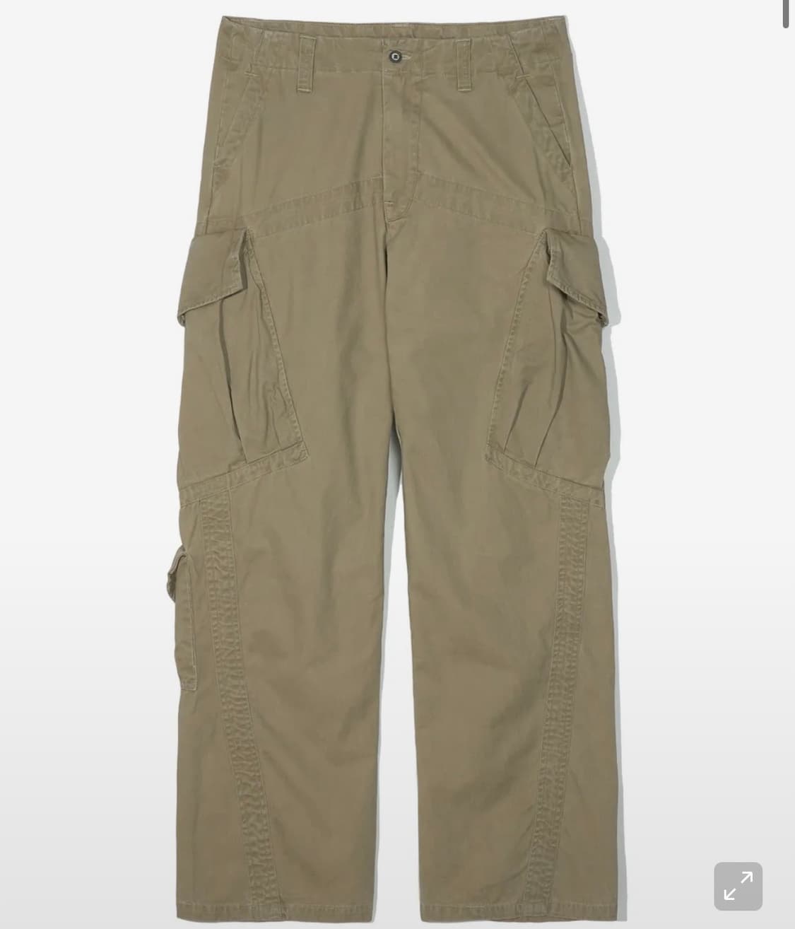 파르티멘토 빈티지 워싱 페널드 카고 팬츠 베이지(L) 상품이미지1