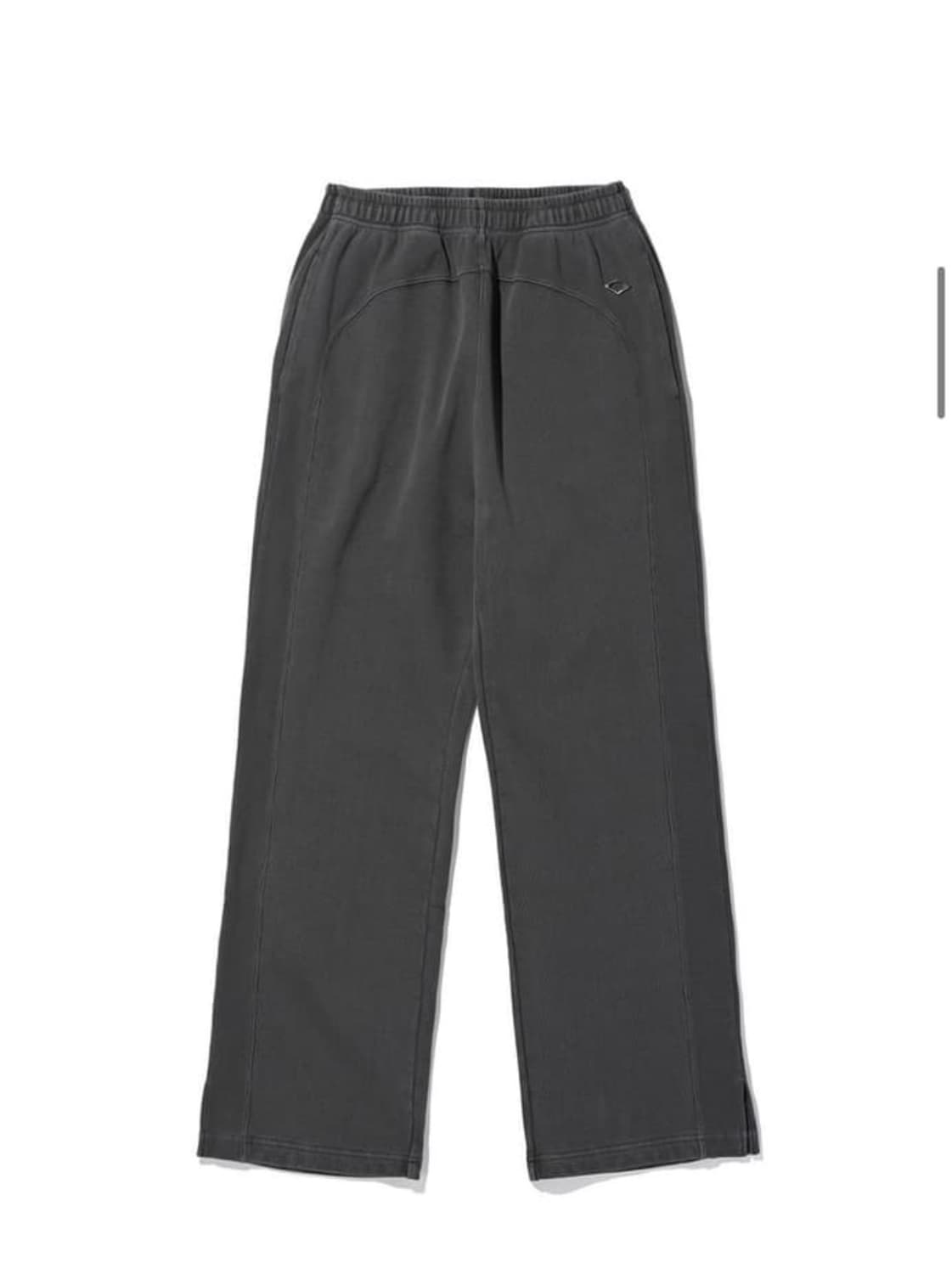 미스치프 롬버스 피그먼트 스웨트팬츠 워시드 차콜 상품이미지2