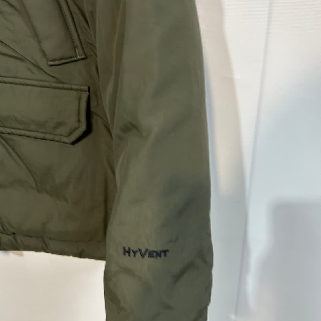 노스페이스 여성 하이벤트 거위털 패딩 85 카키색 상품이미지2