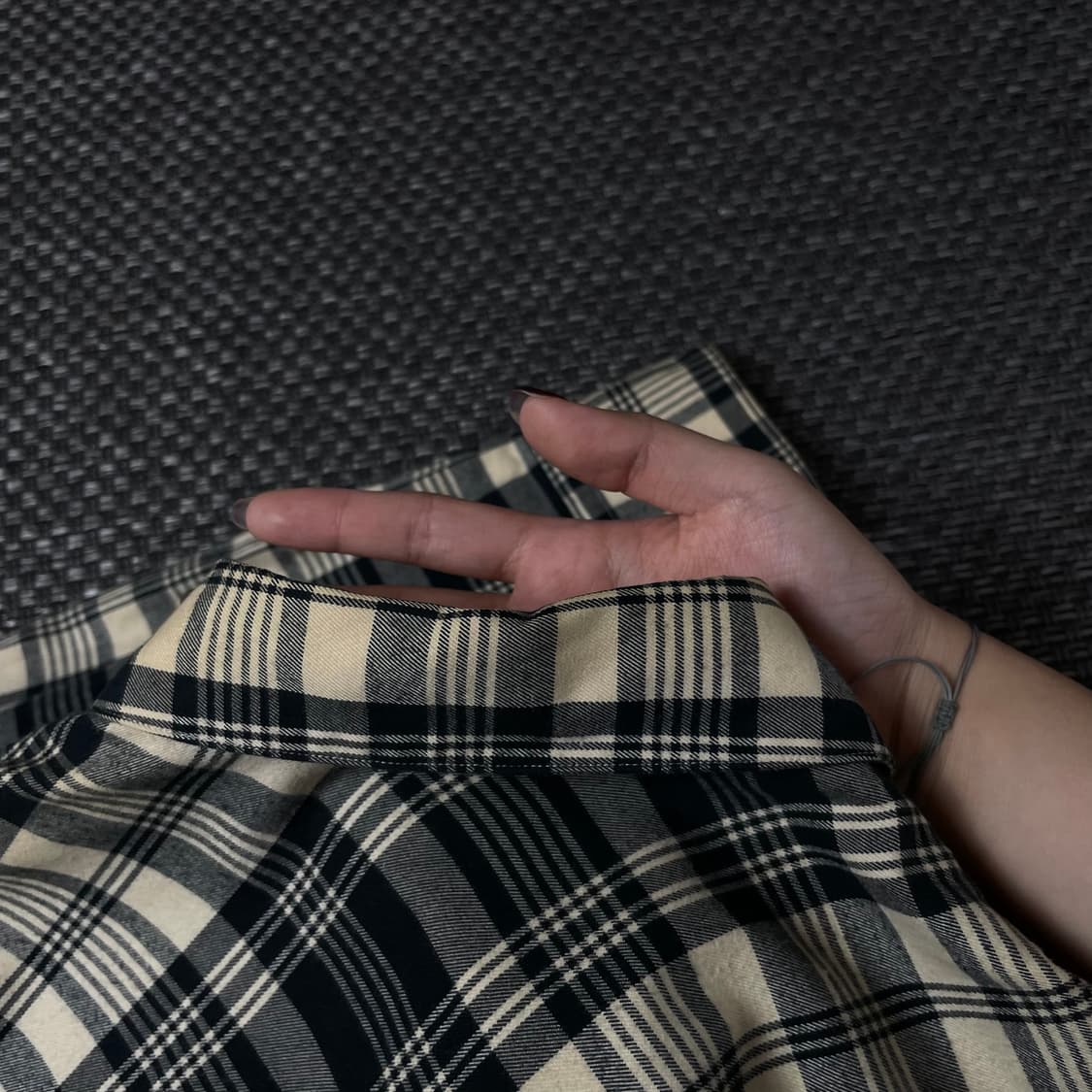 폴로 랄프로렌 블랙 베이지 체크 투포켓 긴팔 셔츠 6 상품이미지7