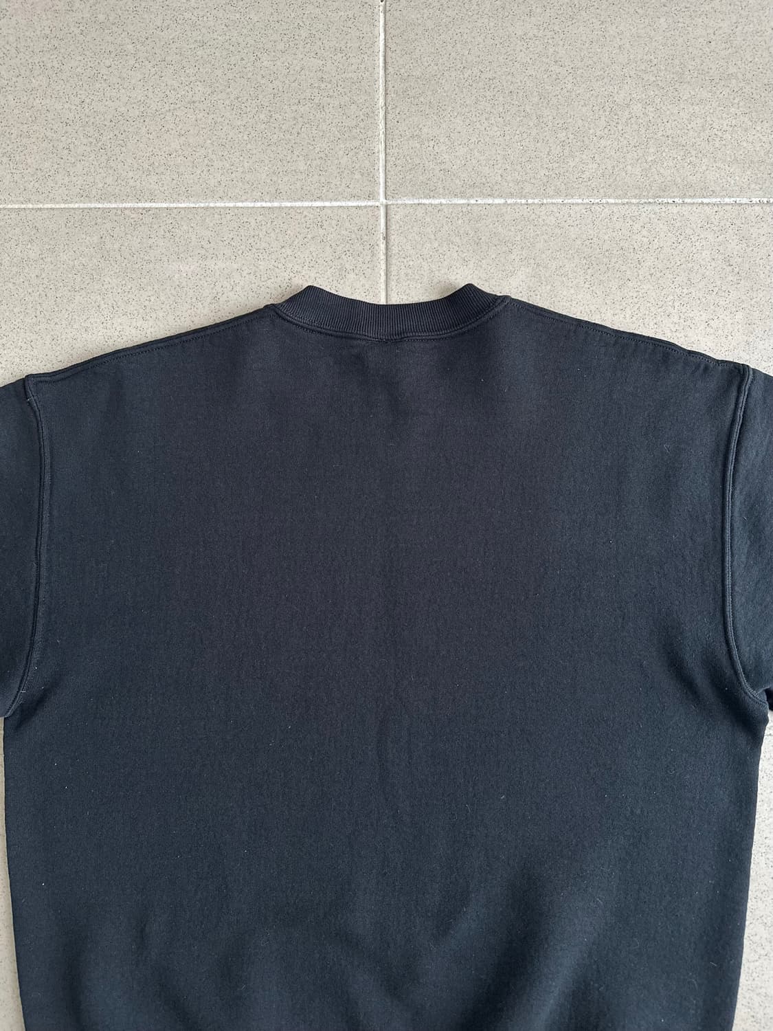 90s 빈티지 러셀 스웻셔츠 블랙 XL USA 상품이미지5