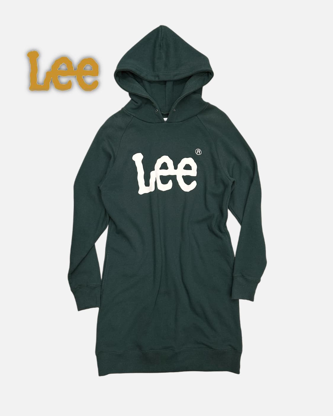 LEE green hood long dress 상품이미지1