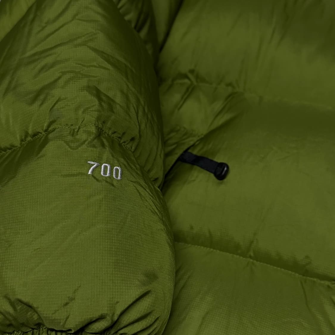 [105] 노스페이스 센터로고 무광 그린 700 눕시 패딩 상품이미지5