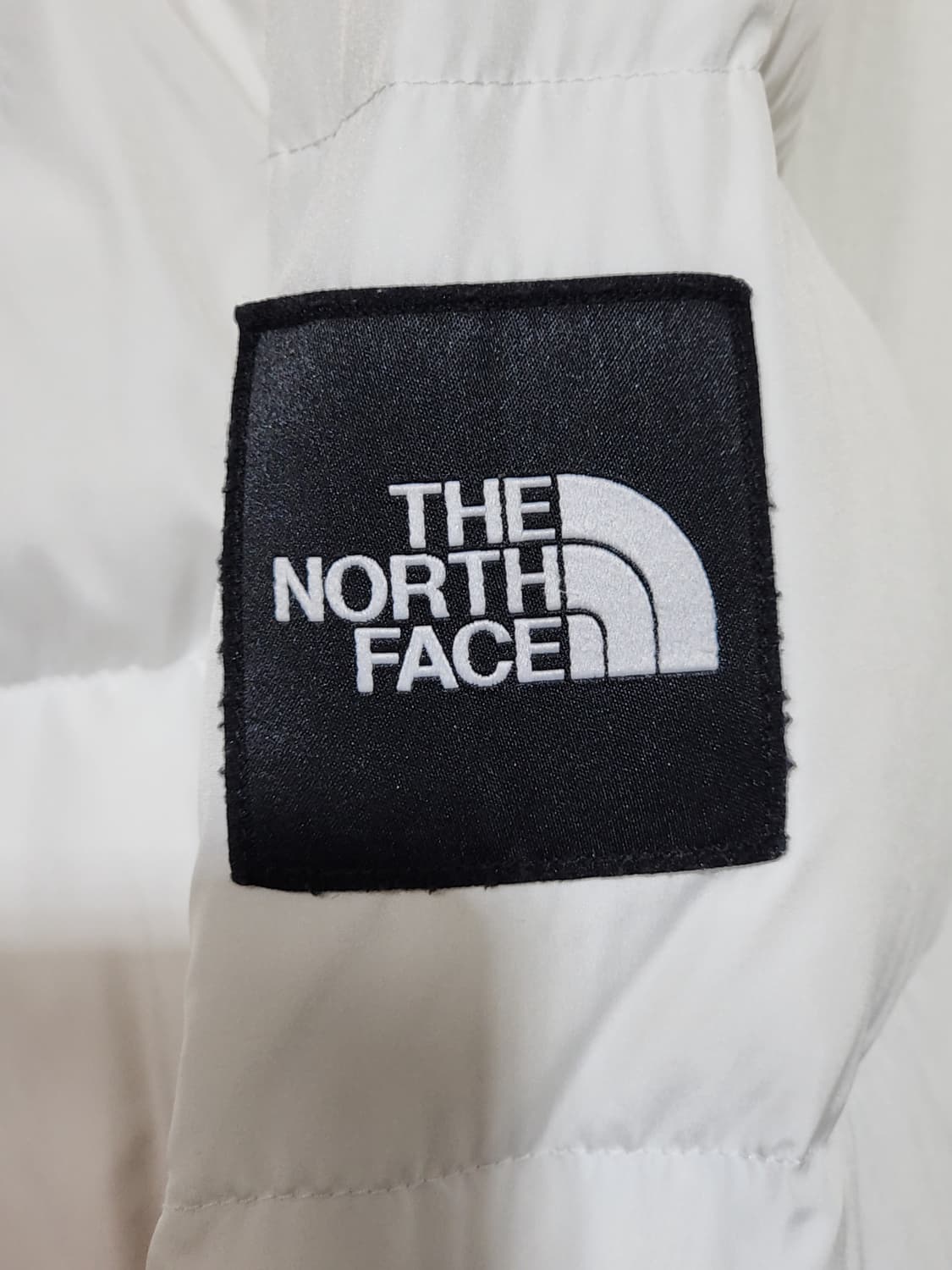 (S) 노스페이스 오리털 롱패딩 다운코트 화이트 후드 패딩코트  상품이미지5