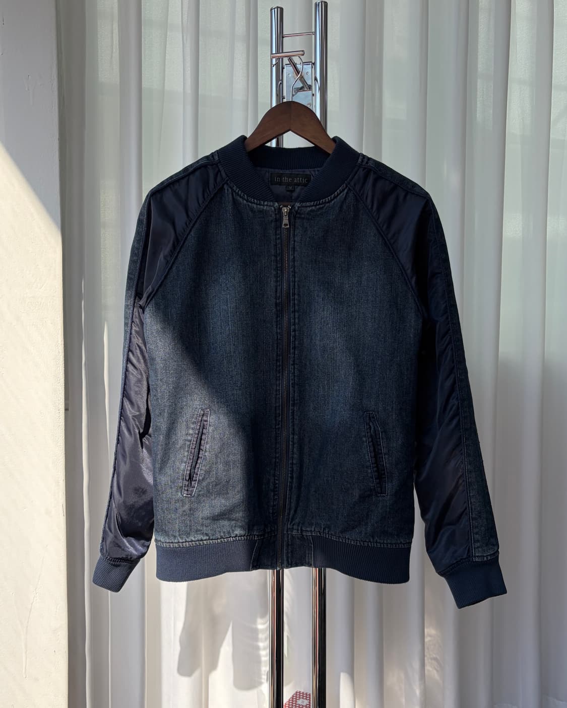 [M]인더애틱 JPN 인디고 데님 블루종 봄버 자켓 상품이미지4
