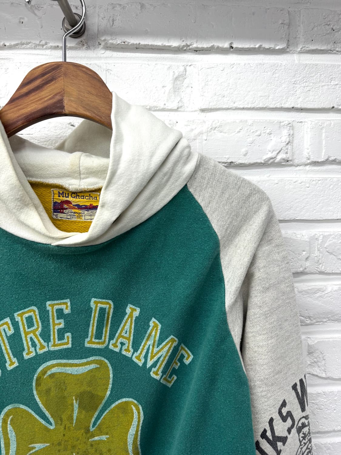 Muchacha 배색 후드티 상품이미지4