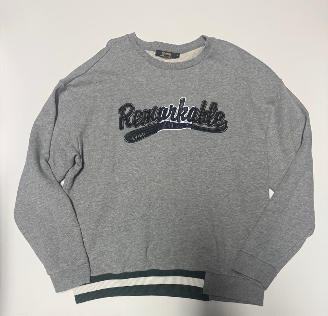 에비수 Evisu 스펠아웃 오버핏 맨투맨 XL ~ 2XL 상품이미지1