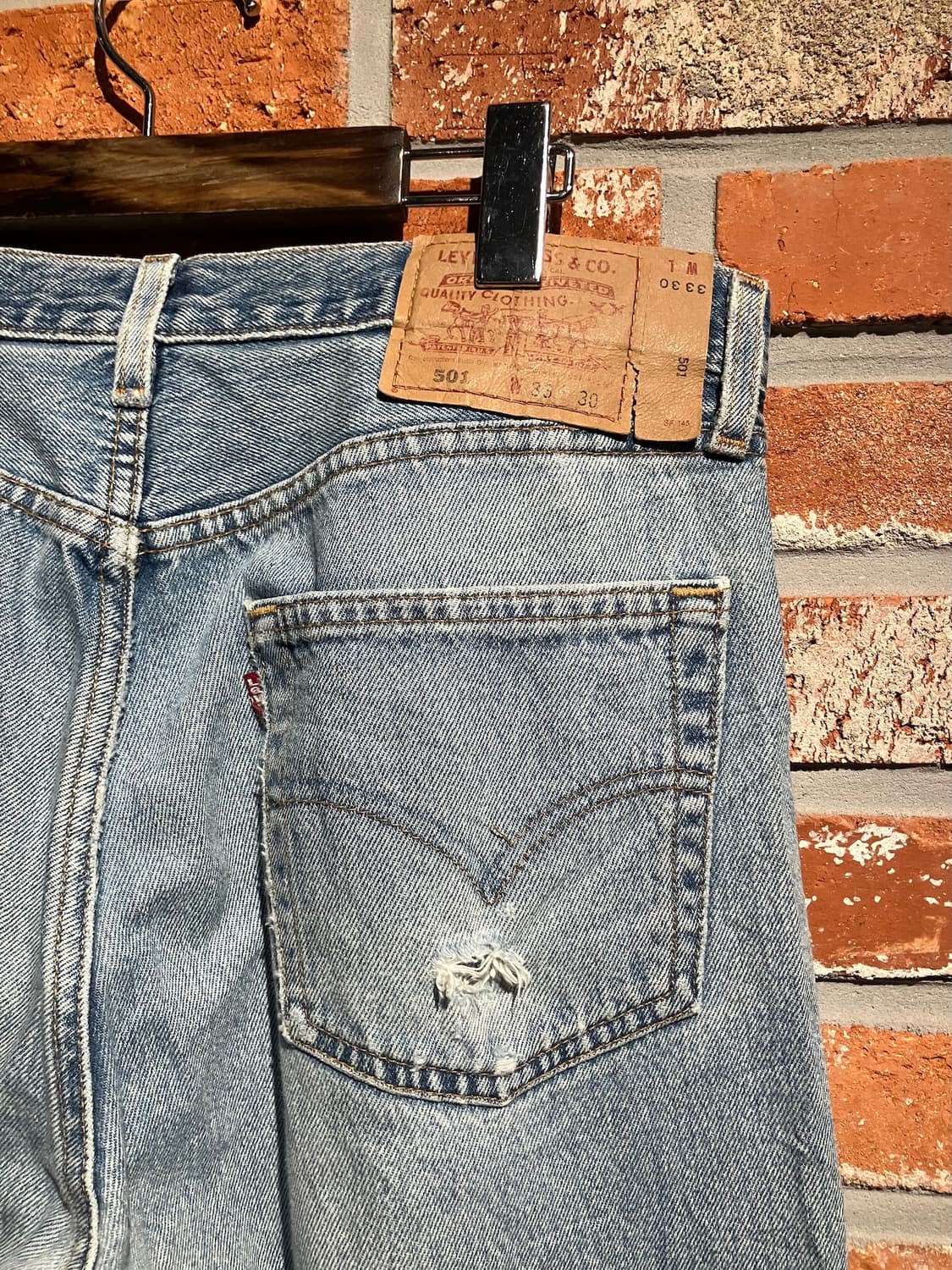 00s USA 빈티지 리바이스 501 데님 팬츠 상품이미지6