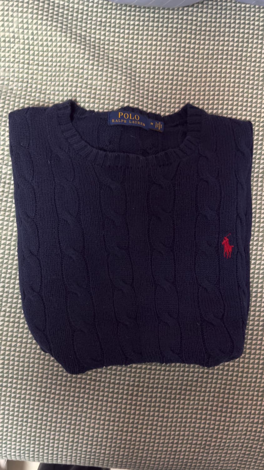 폴로 네이비 니트 남성 M 상품이미지2