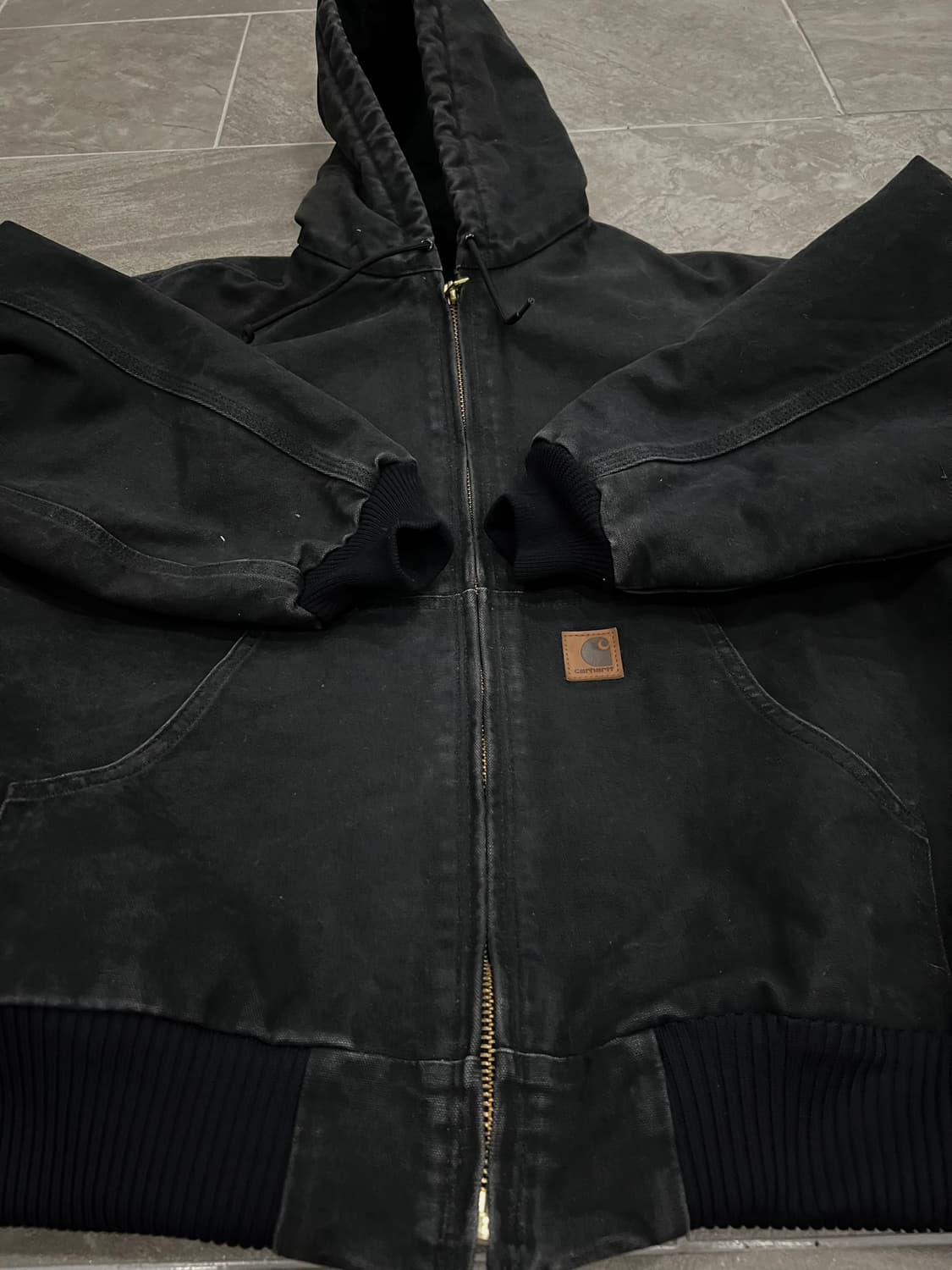 (XL) 칼하트 덕 액티브 후드자켓 J130 BLK 블랙 상품이미지7