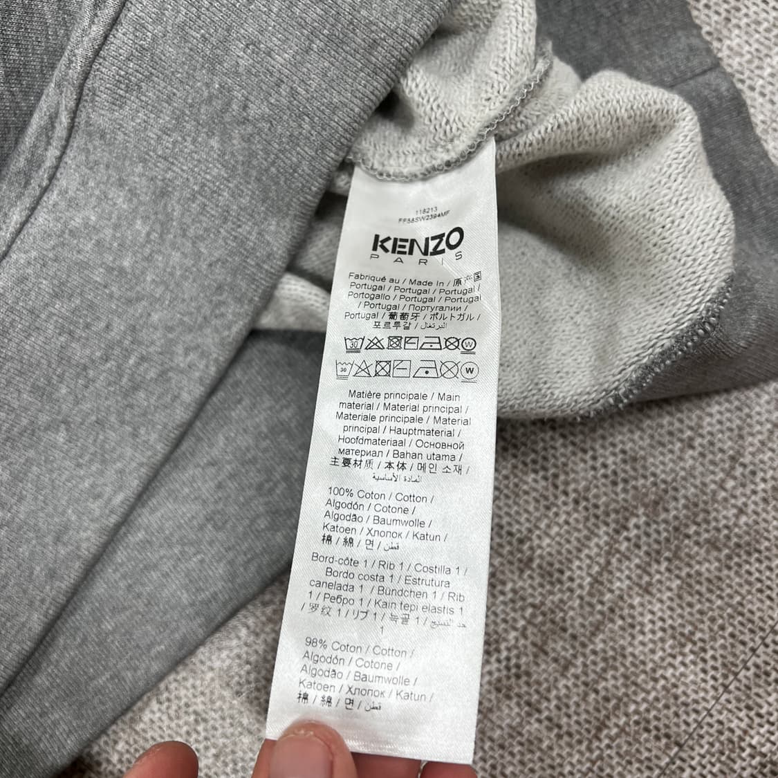 겐조 베르디 콜렉션 그레이 스웻 L 상품이미지4