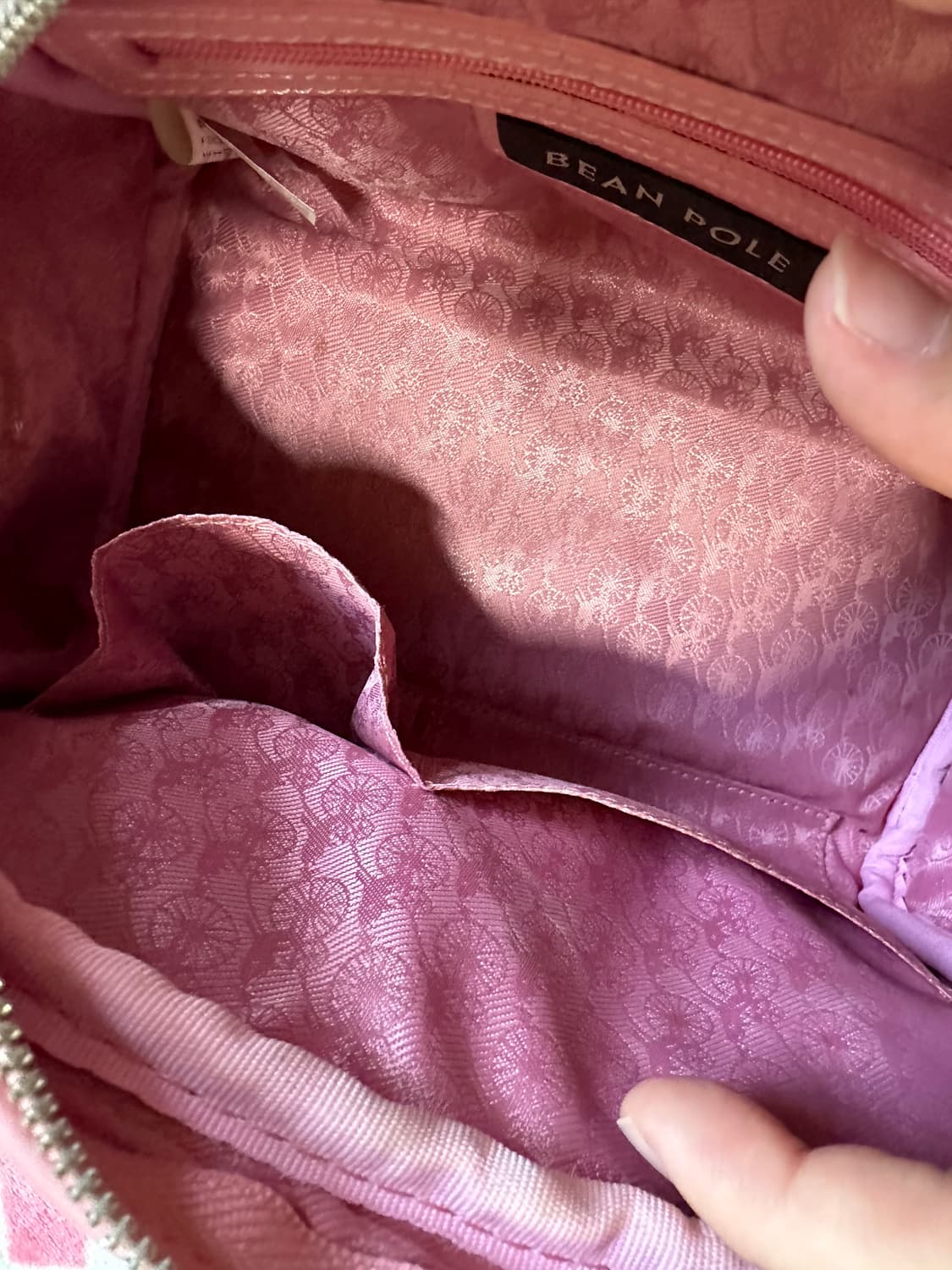 빈폴 핑크 체크 크로스백 빈폴가방 빈폴백 y2k 상품이미지6