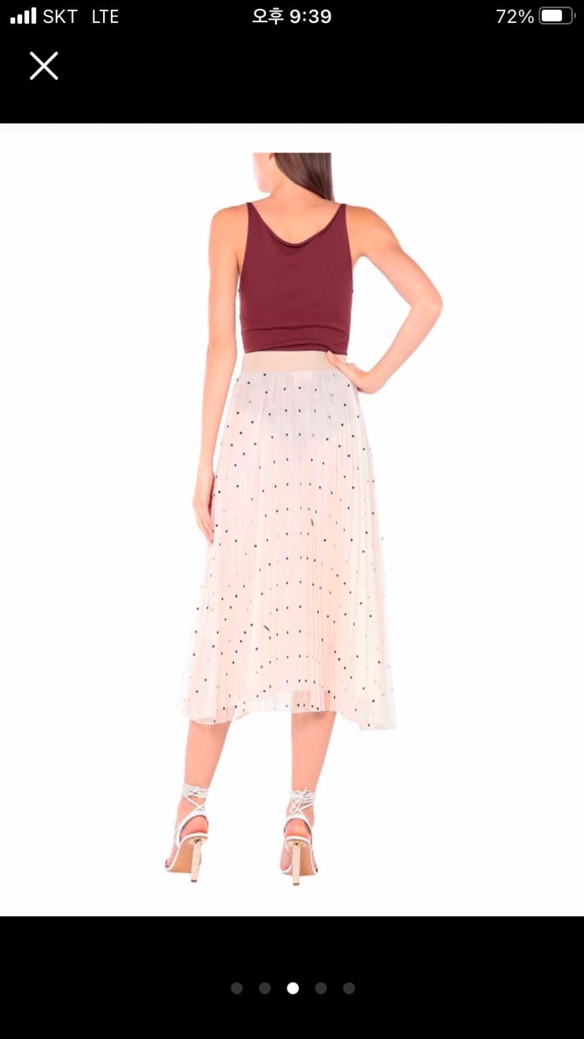 이태리 Merci 샤스커트 ( 완전 새상품)  상품이미지3