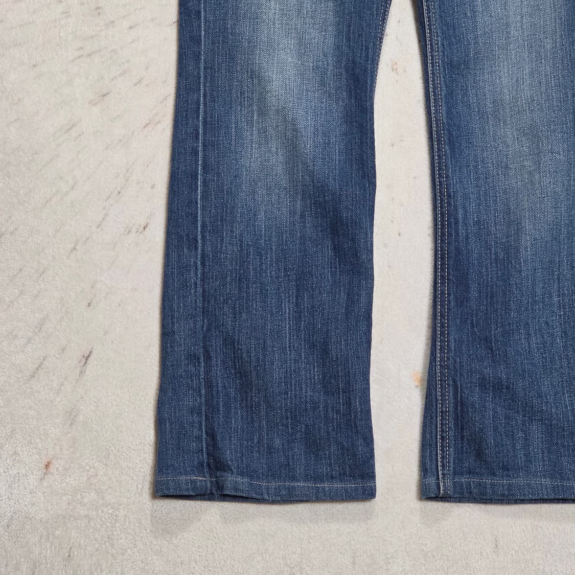 빈티지 스터드 자수 진청 스트레이트 팬츠 상품이미지6