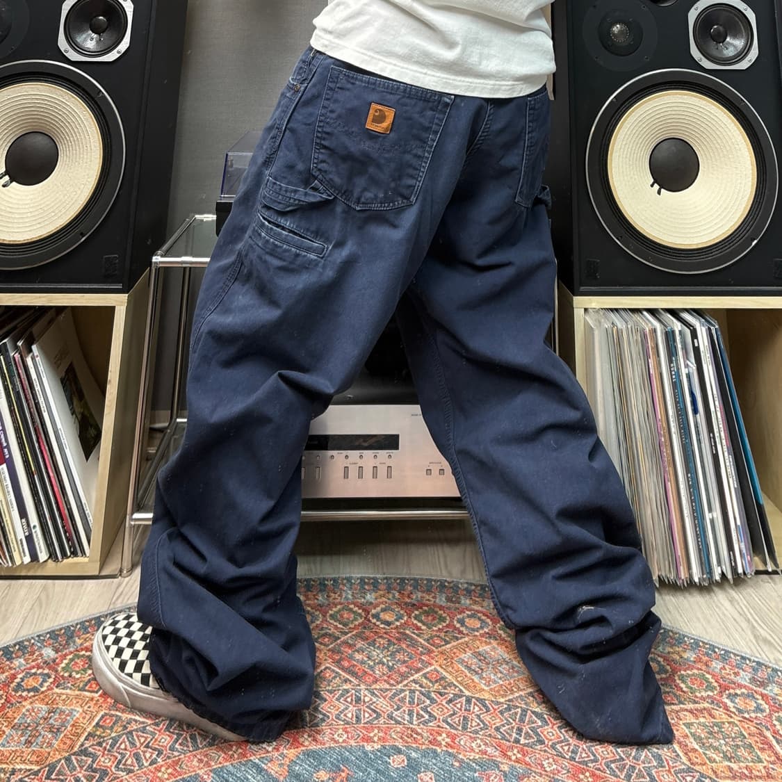 칼하트 가죽탭 카펜터팬츠 상품이미지1