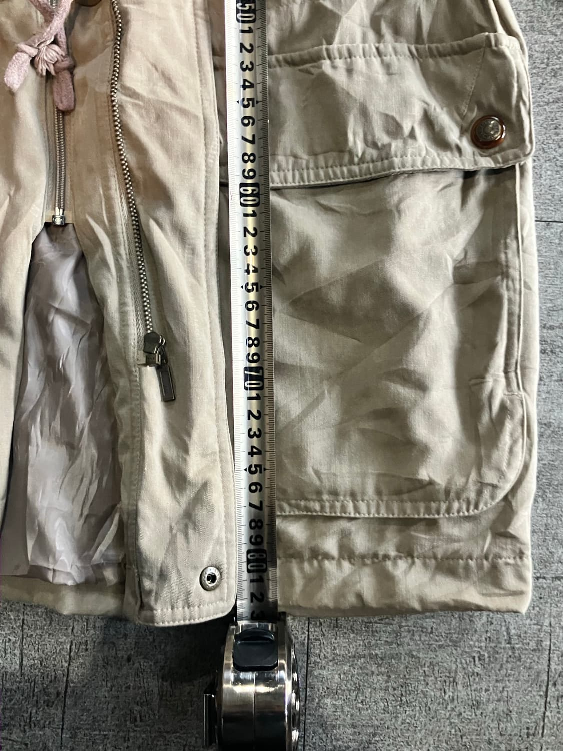 일본빈티지 올드스쿨아메카지 투인원 조리개야상 사파리자켓 상품이미지3